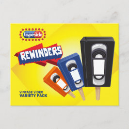 Cartão Postal Vintage VHS Ice Pop Parody
