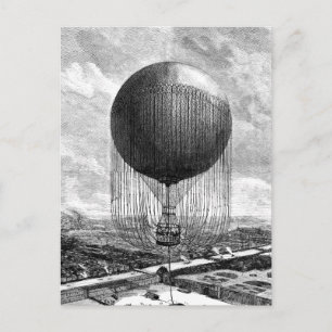Cartão Postal Vintage Victorian Balloon