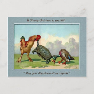 Cartão Postal Vintage Victorian Christmas