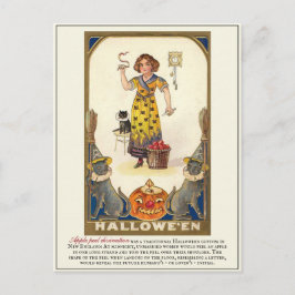 Cartão Postal Vintage Victorian Erstwhile Halloween Tradiations