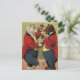Cartão Postal Vintage Victorian Happy, Gay, Bears (Em pé/Frente)