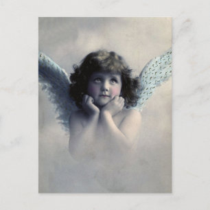 Cartão Postal Vintage Victorian Photo Angel