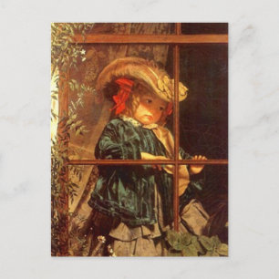 CARTÃO POSTAL VINTAGE VICTORIAN QUE PRETENDE ESTAR FORA DO CARTÃ