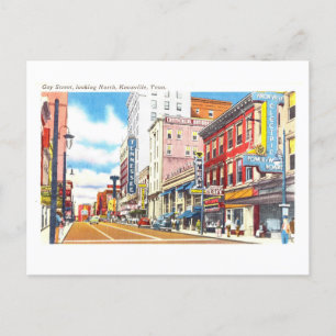 Cartão Postal Vintage View de Knoxville, Tennessee,