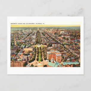 Cartão Postal Vintage View de Richmond, Virginia,