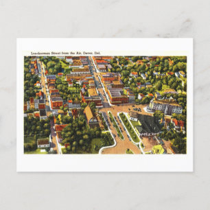 Cartão Postal Vintage View of Dover, Delaware,