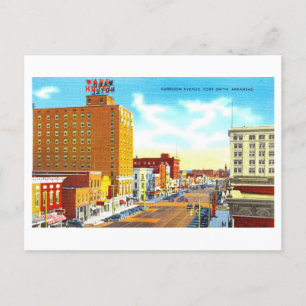 Cartão Postal Vintage View of Fort Smith, Arkansas,