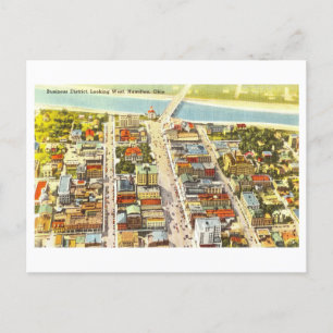 Cartão Postal Vintage View of Hamilton, Ohio,