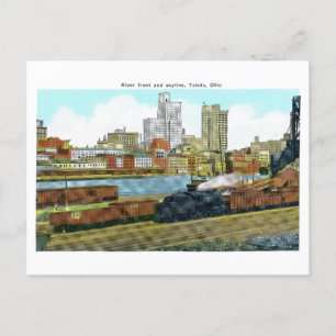 Cartão Postal Vintage View of Toledo, Ohio,