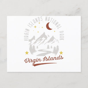 Cartão Postal Vintage Virgin Islands National Park Virgin Island