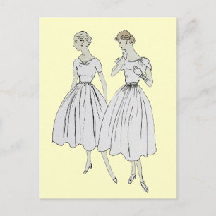 Cartão Postal Vintage Vogue