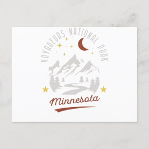 Cartão Postal Vintage Voyageurs National Park Minnesota
