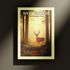 Cartão Postal Vintage West Virginia