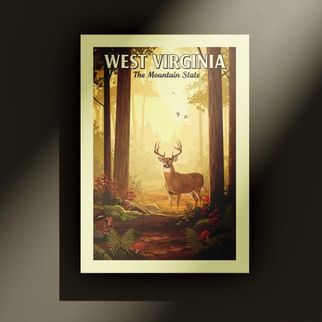 Cartão Postal Vintage West Virginia (Criador carregado)