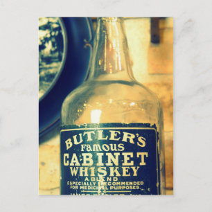 Cartão Postal Vintage Whiskey