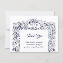 Cartão Postal Vintage Wildflower Birds & Butterflies Casamento