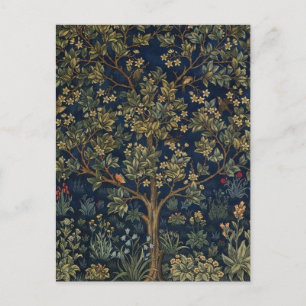 Cartão Postal Vintage William Morris–Árvore da Vida