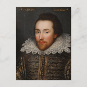 Cartão Postal Vintage William Shakespeare