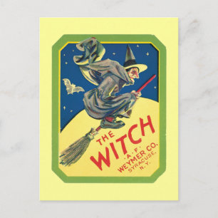 Cartão Postal Vintage Witold Product Label Art