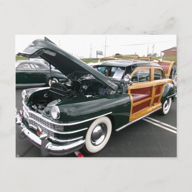 Cartão Postal Vintage woody (Frente)