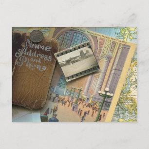 Cartão postal Vintage WWII-Era