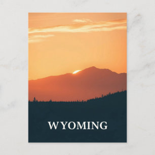 Cartão postal Vintage Wyoming