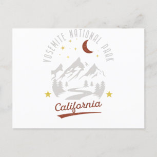 Cartão Postal Vintage Yosemite National Park California