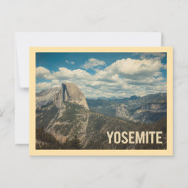 Cartão Postal Vintage Yosemite Viagem