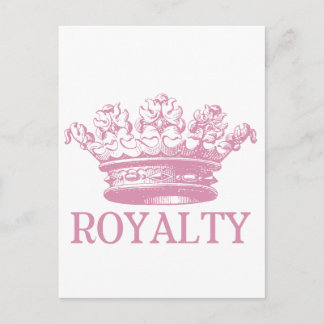 Cartão Postal Vintagec Crown - Royalty