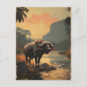 Cartão Postal Vintagem de Buffalo