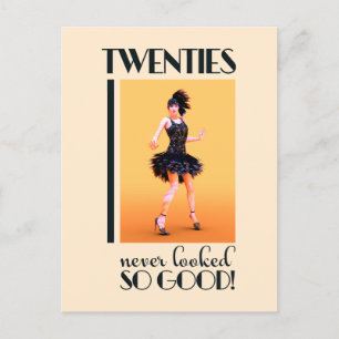 Cartão Postal Vinte e poucos anos não parecia tão bem Vintage