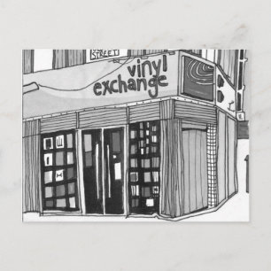 Cartão Postal Vinyl Exchange Manchester