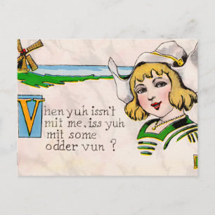 Cartão Postal Vinyl Storybook Art