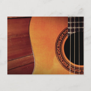 Cartão Postal Violão acústico