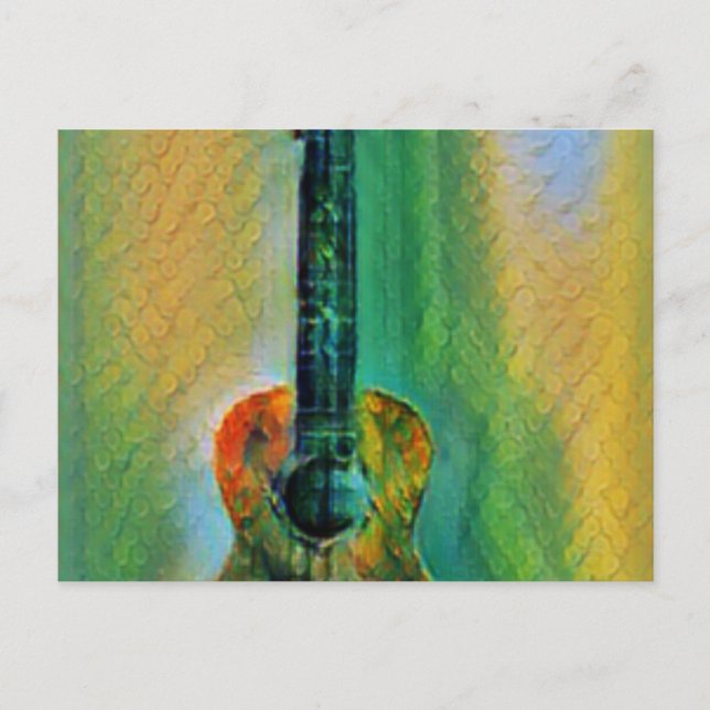 Cartão Postal Violão Bass Bonito (Frente)