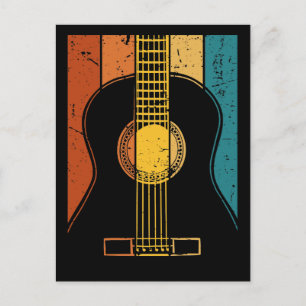 Cartão Postal Violão de Vintage