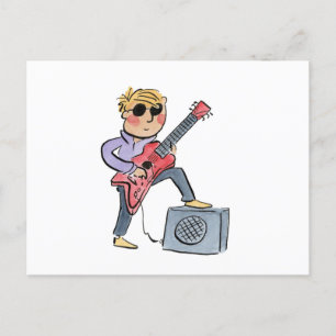 Cartão Postal Violão elétrico