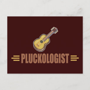 Cartão Postal Violão Engraçado