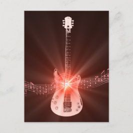 Cartão Postal Violão queimado