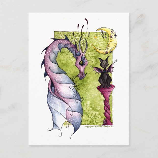 Cartão Postal Violette e Obsidiana (Frente)