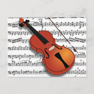 Cartão Postal Violin Lover_
