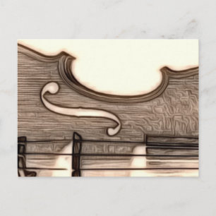 Cartão Postal Violin, Viola, Cello?