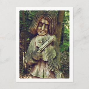 Cartão Postal Violinista