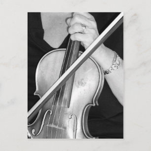 Cartão Postal Violinista no Resto
