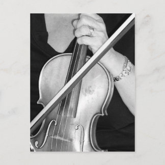 Cartão Postal Violinista no Resto