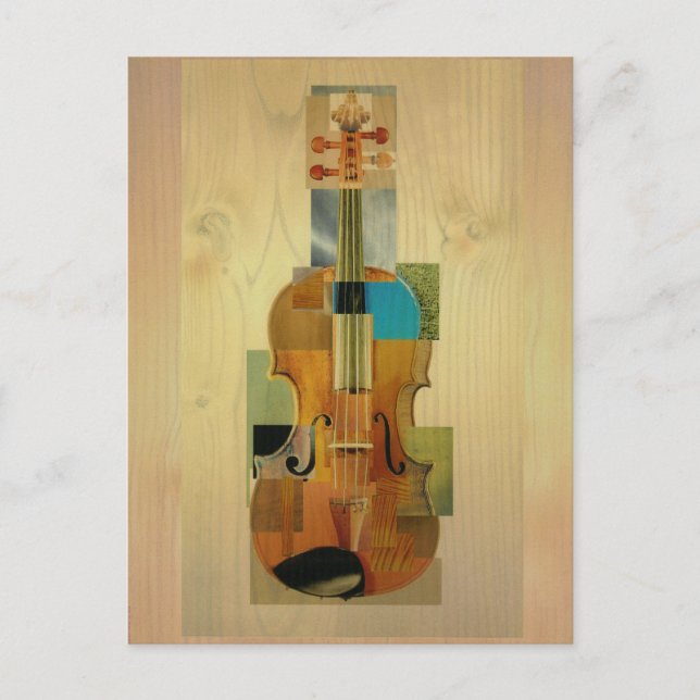 Cartão Postal Violino Composto (Frente)