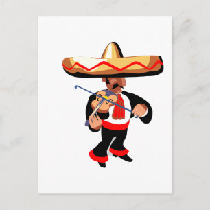 Cartão Postal violino mexicano