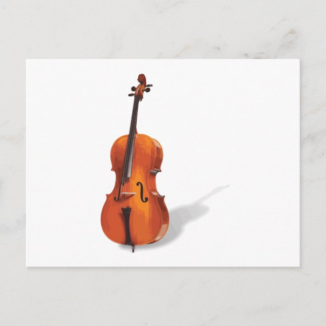 Cartão Postal Violoncelo (Frente)