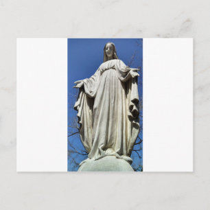 Cartão Postal Virgem Abençoada Maria