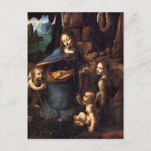 Cartão Postal Virgem das Rochas